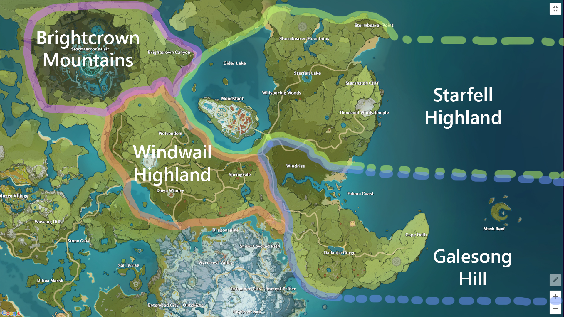 genshin mondstadt map