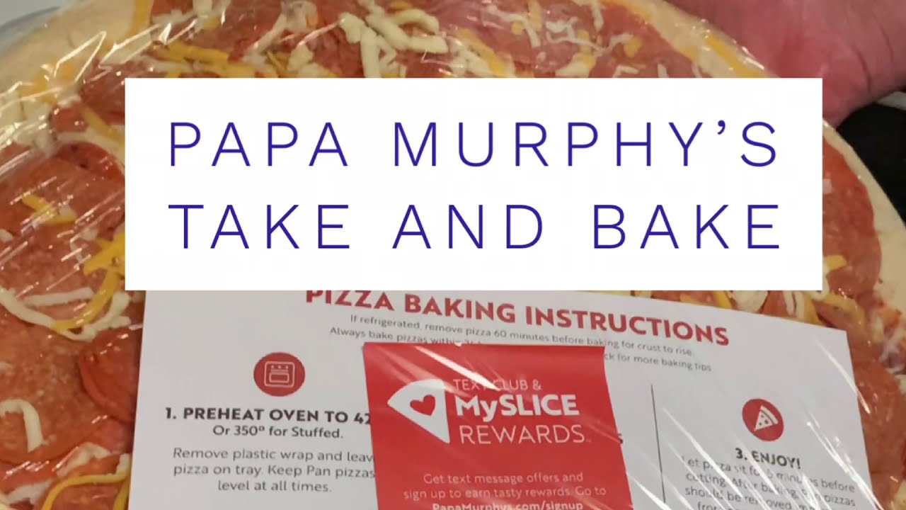 papa murphys instructions baking