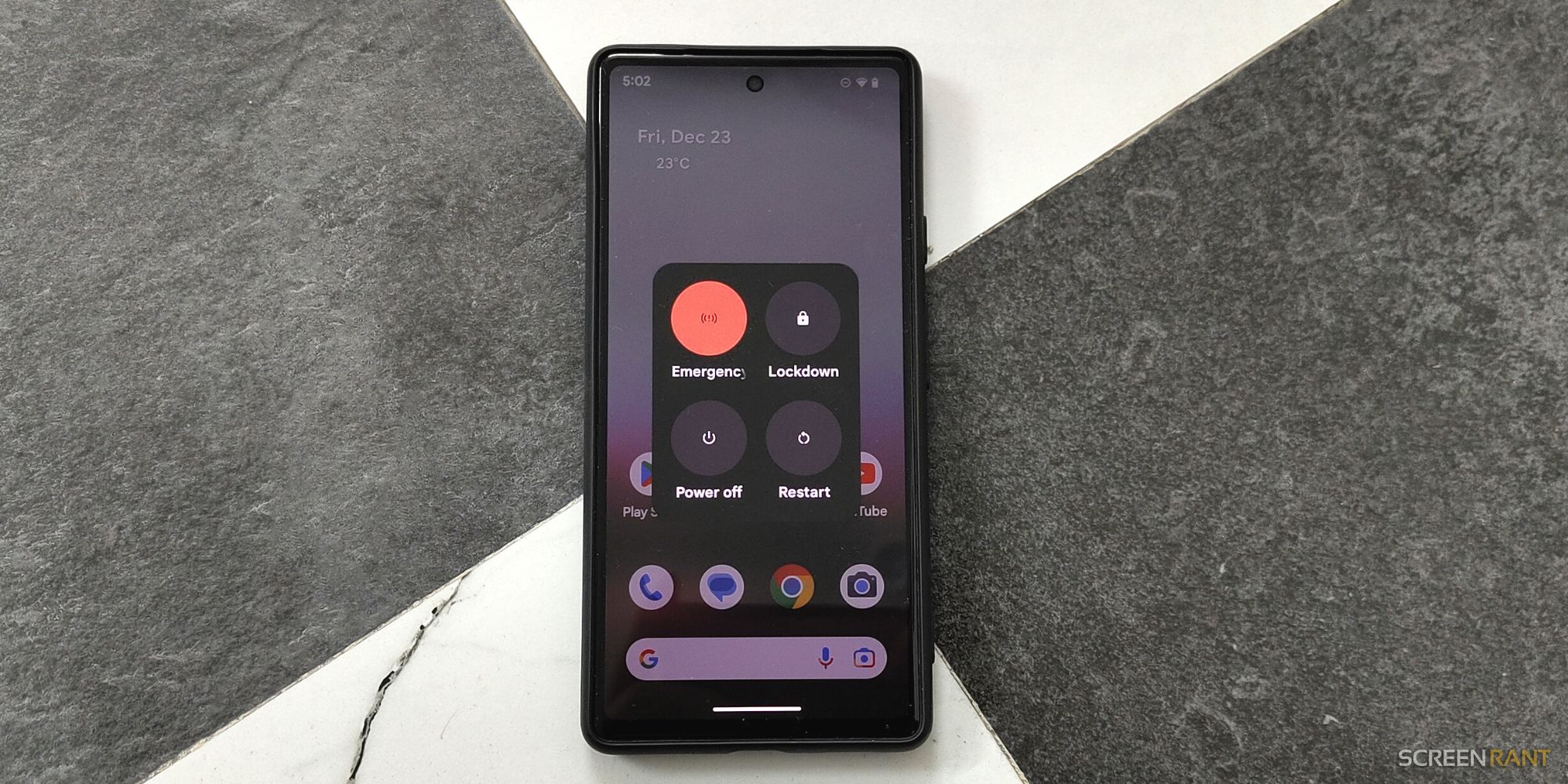 shut down pixel 7 pro