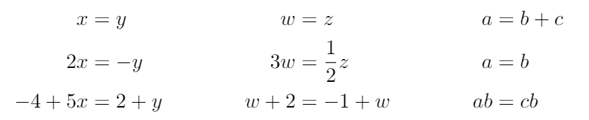 multiple line equation latex