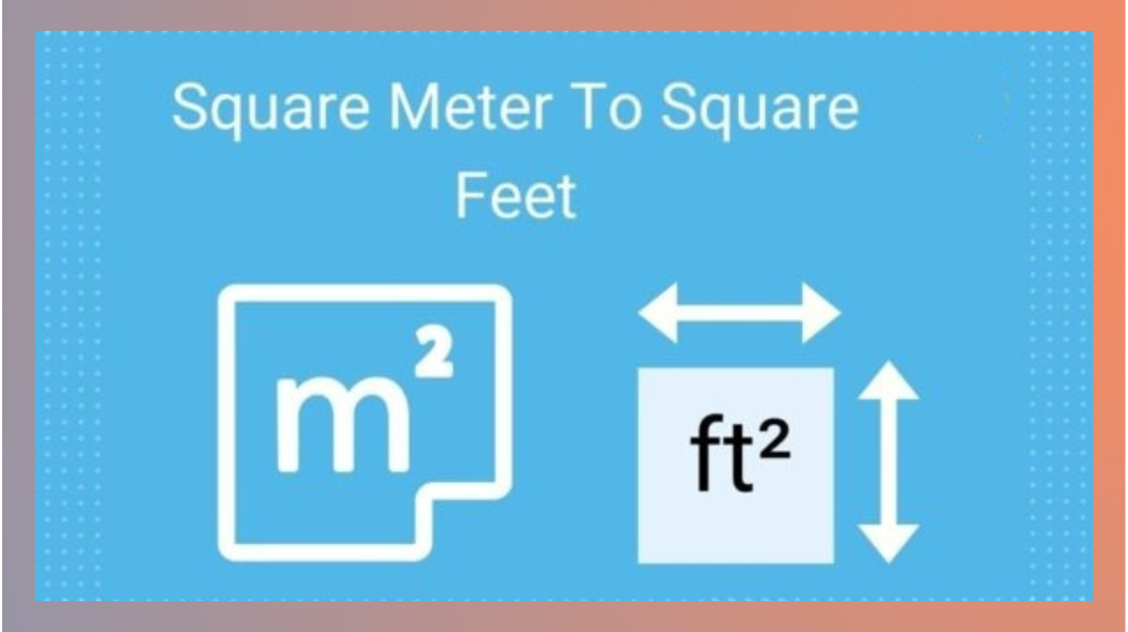 square meters to square feet