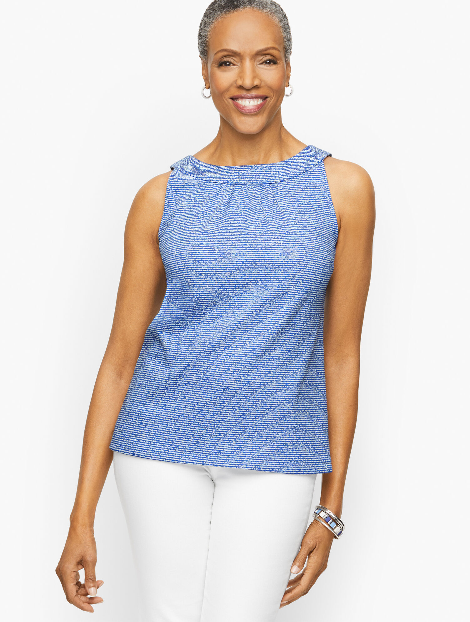 talbots sleeveless tops