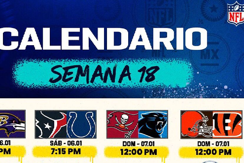 horarios de partidos de futbol americano hoy