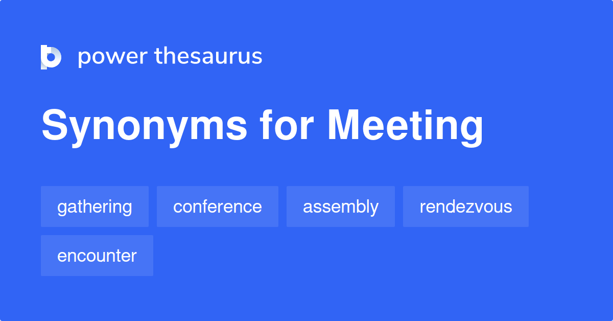 meeting synonym