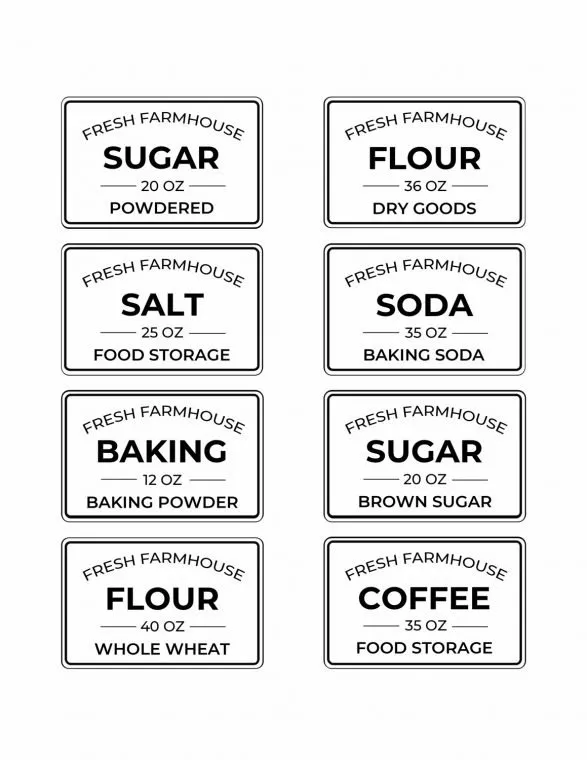 free printable pantry labels pdf