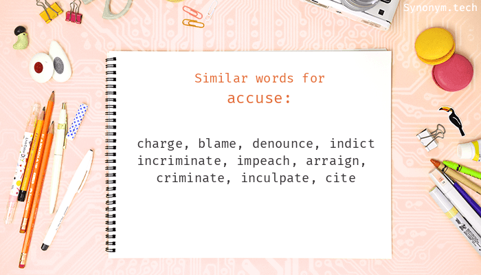 accuse synonym