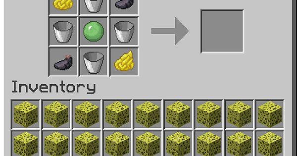 minecraft how to make sponge