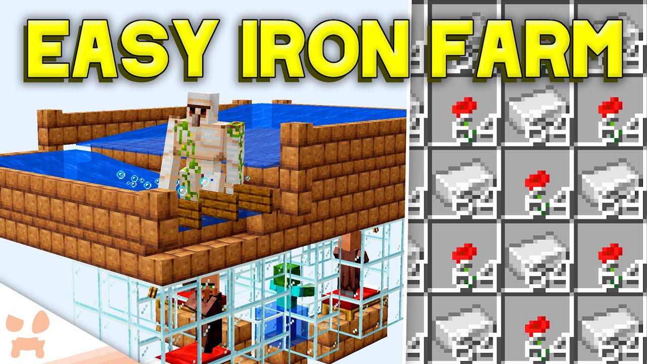 minecraft iron farm