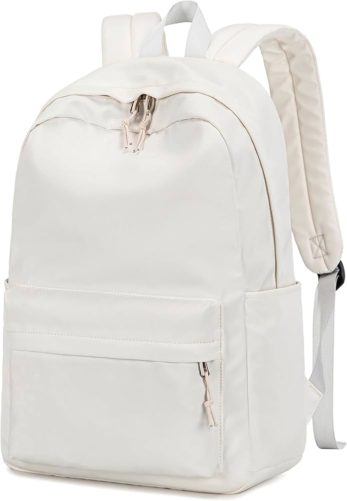 white school bag