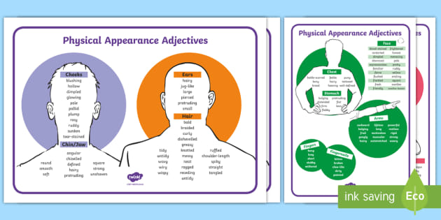 adjectives for describing physical appearance