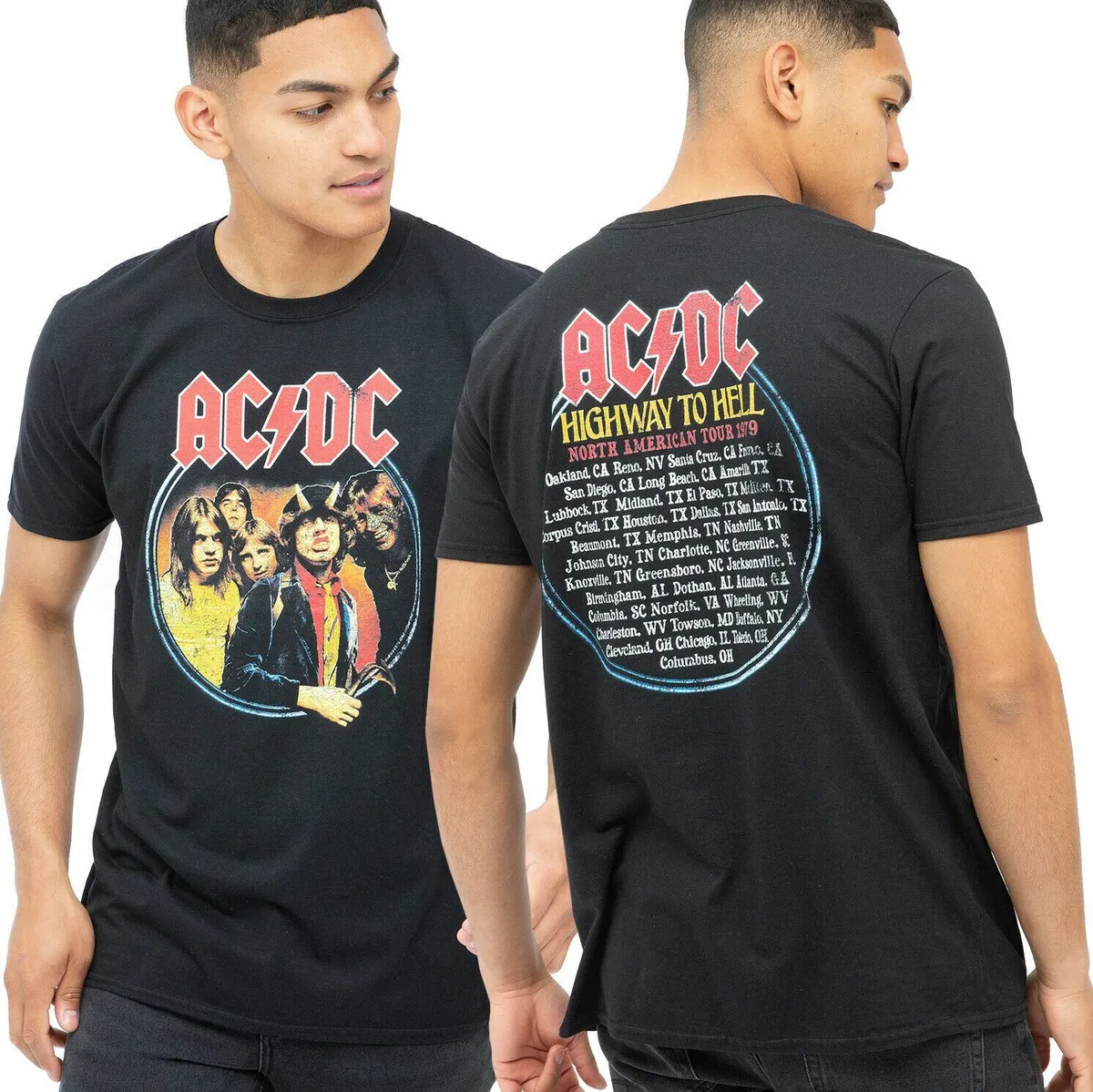 acdc t shirt mens