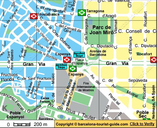 aerobus barcelona stations