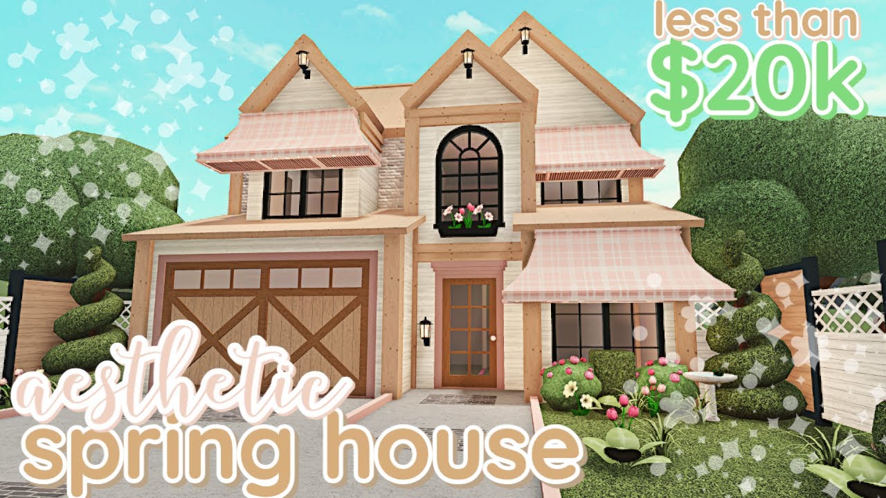 aesthetic bloxburg houses 2 story