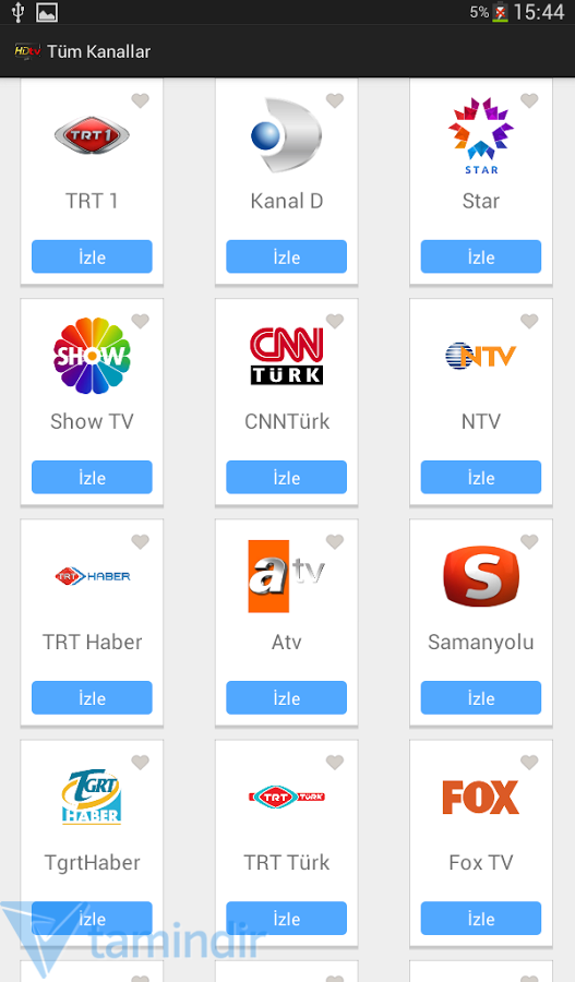 tum turk kanallari tv canli izle bedava