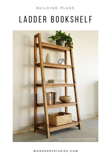 folding ladder bookshelf