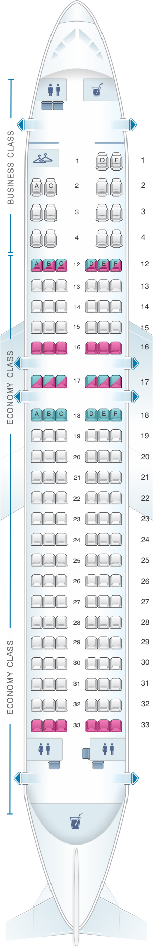 air canada flight seating plan