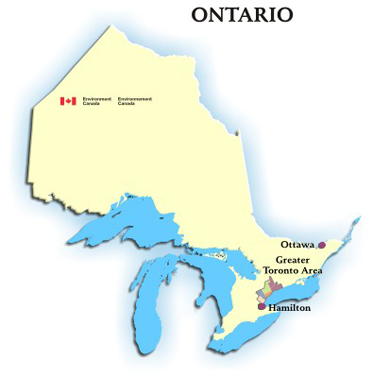 air quality index map ontario