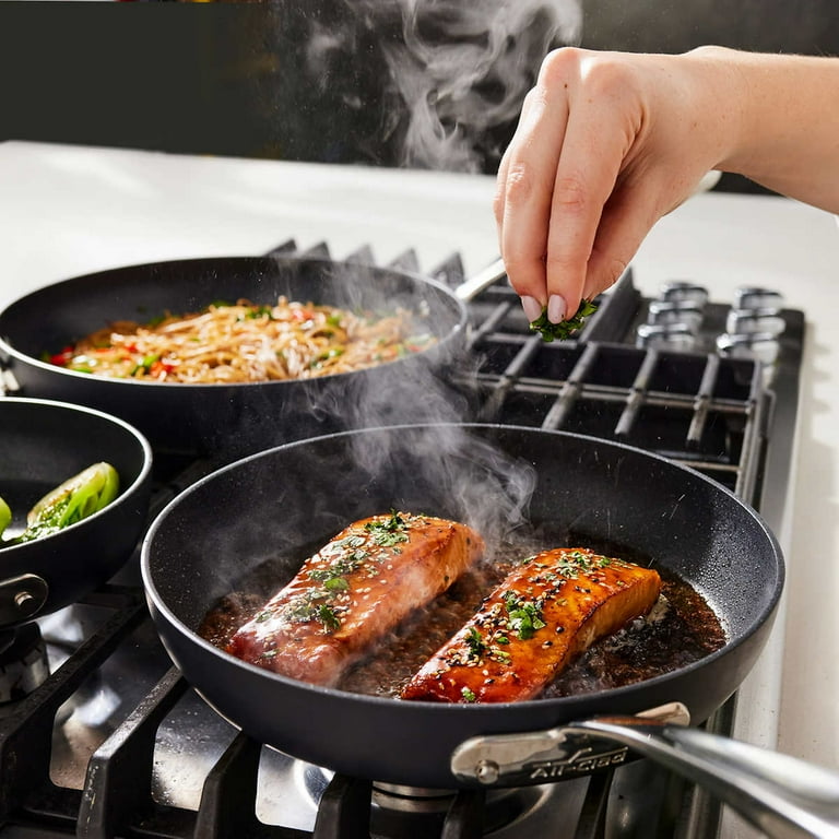 all-clad hard-anodized fry pan 3 piece set