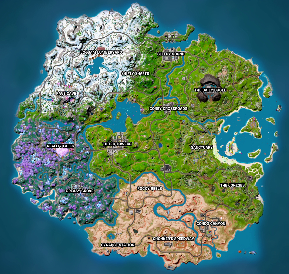 all fortnite maps