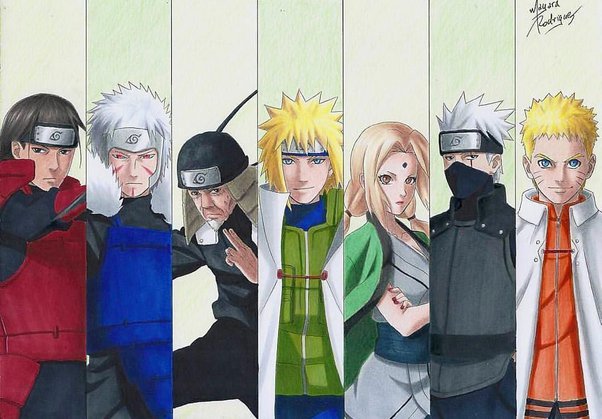 all naruto hokages in order