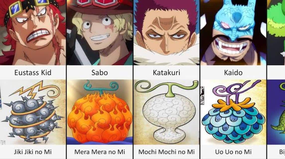 all one piece fruits