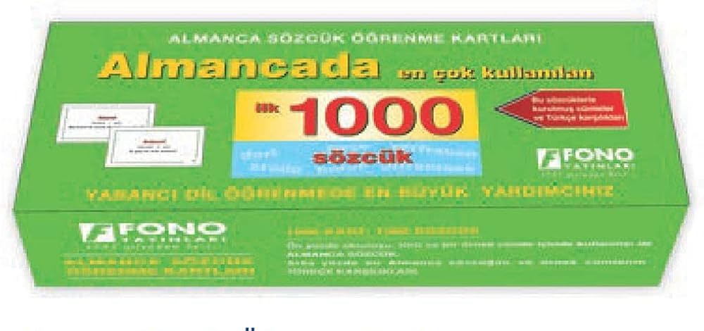 almanca 1000 kelime