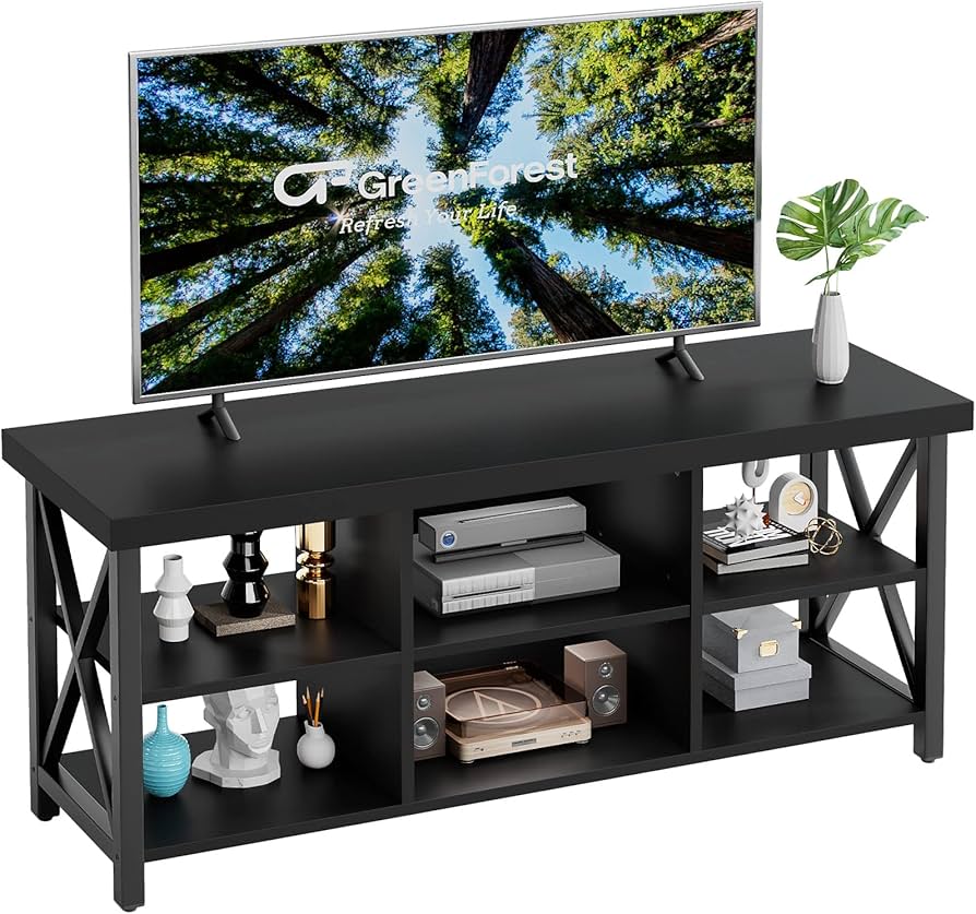 amazon black tv stand