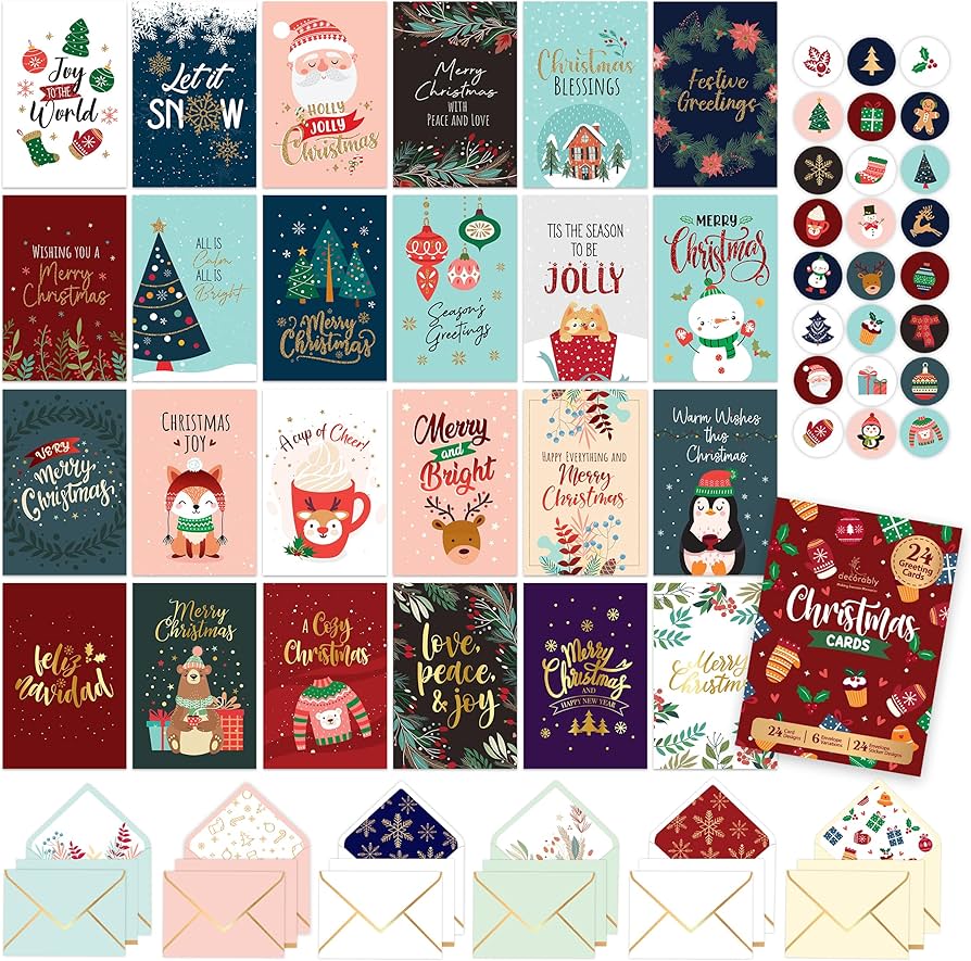 amazon christmas card packs