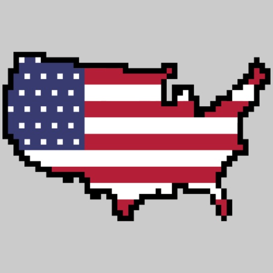 america pixel art