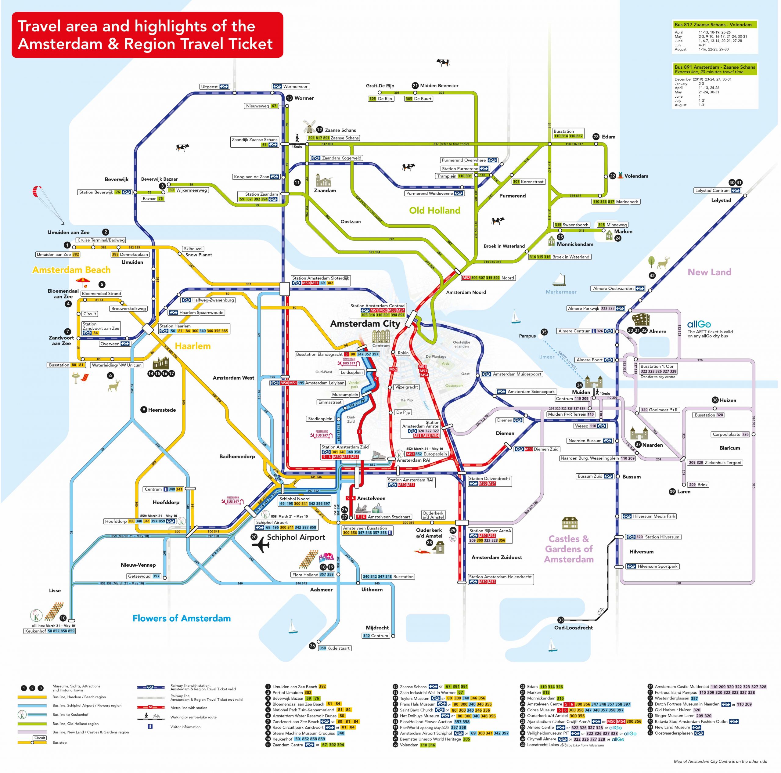 amsterdam bus prices