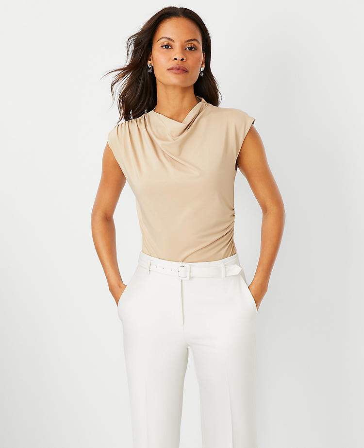 ann taylor cowl neck top