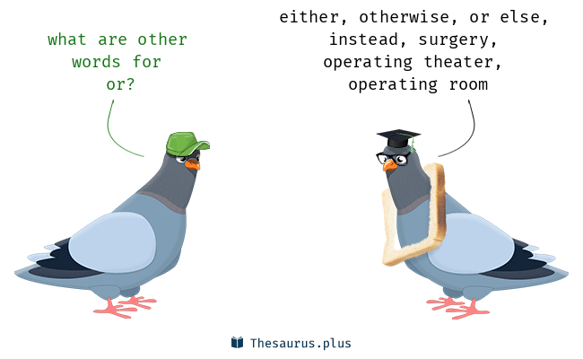 another word for or