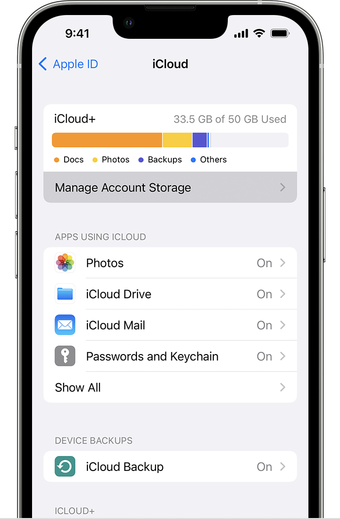 apple icloud storage