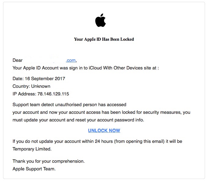 apple id locked