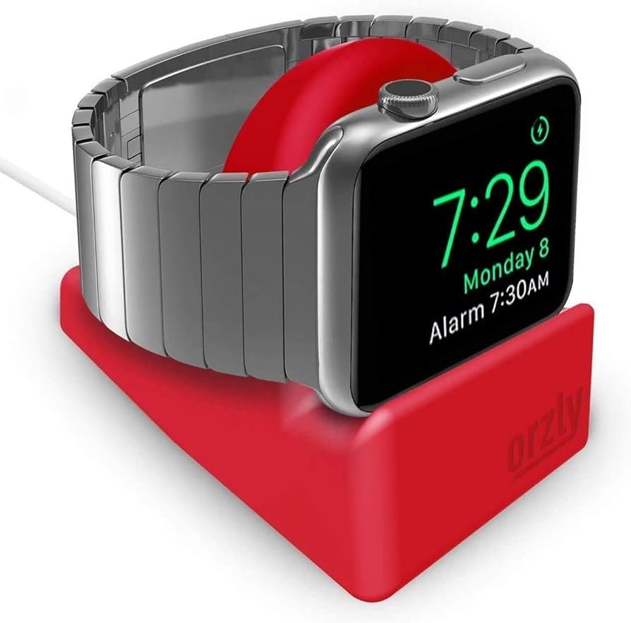 apple watch nightstand mode red