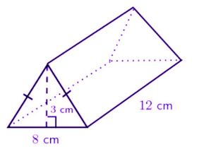 area of triangular prism formula