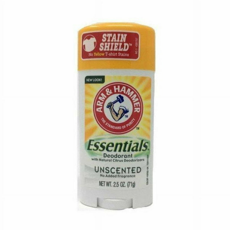 arm & hammer essentials deodorant unscented