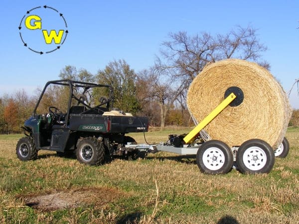 atv round bale mover