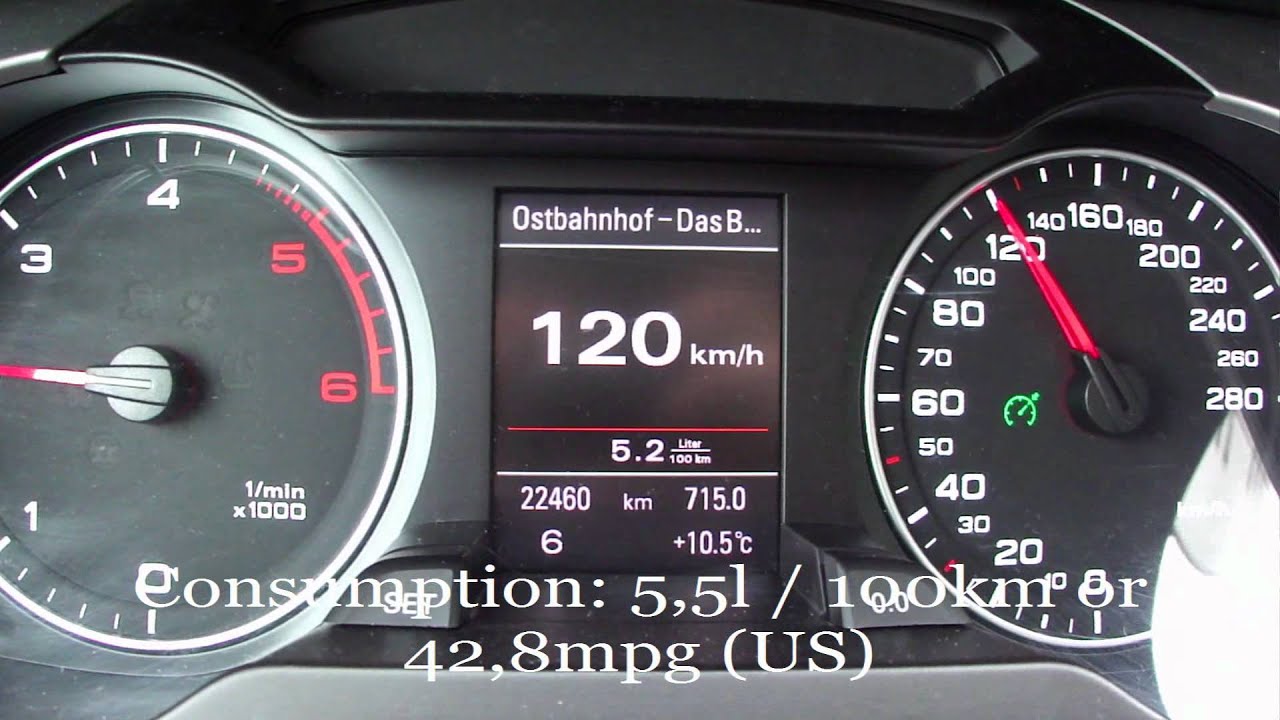 audi a4 fuel consumption