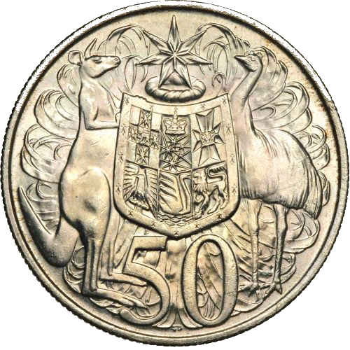 australian 50 cent piece