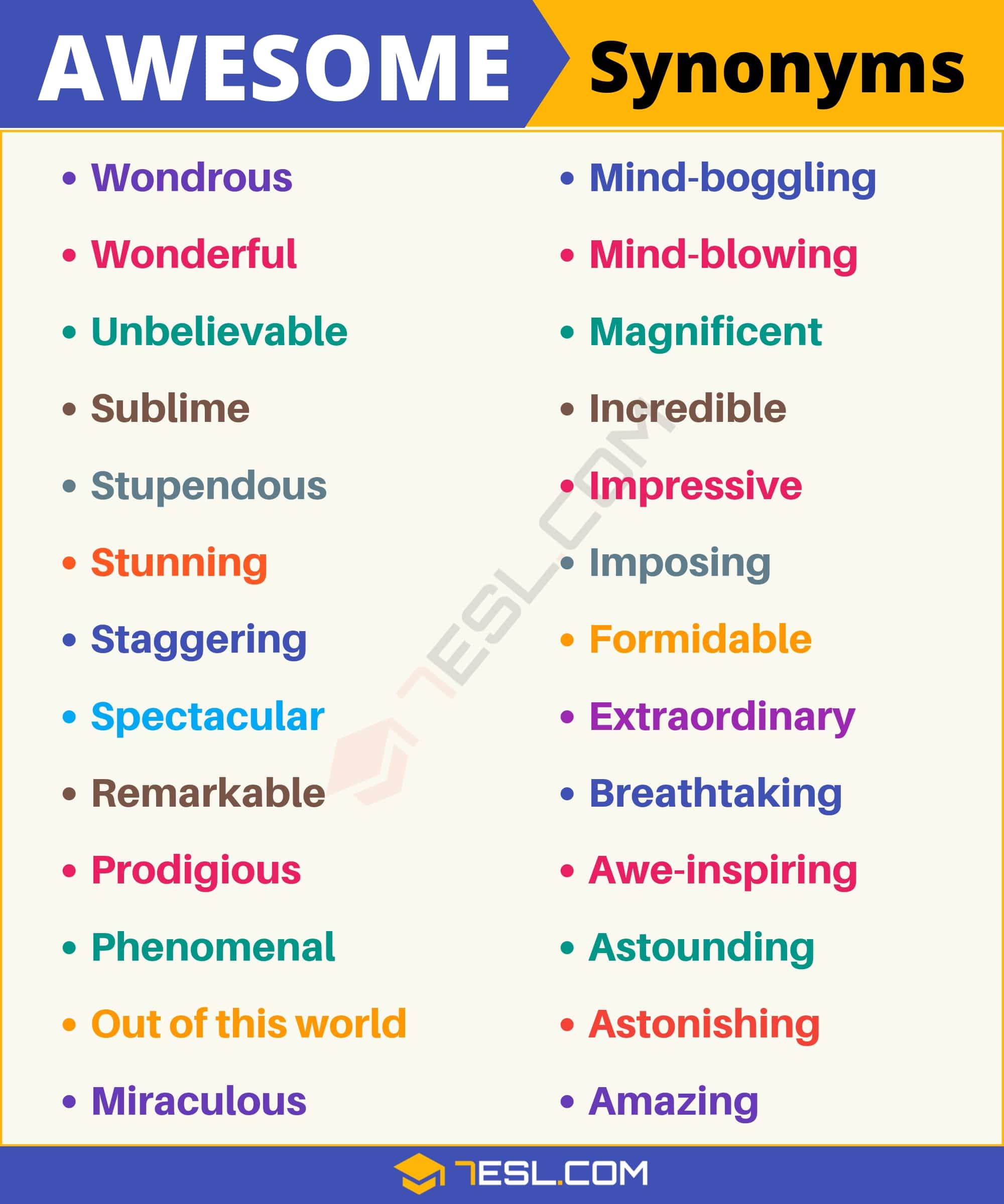 awesome synonyms