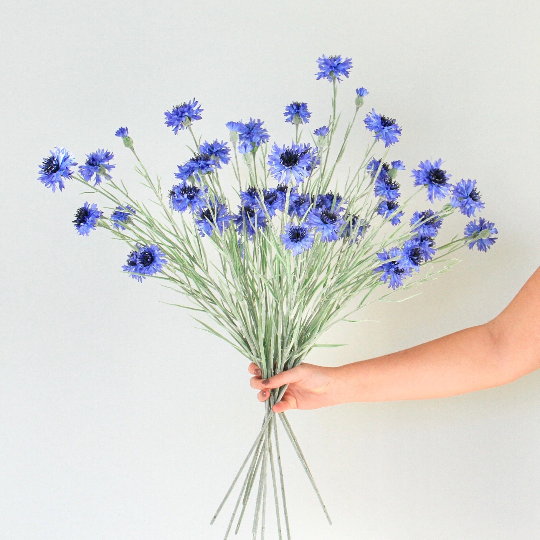 artificial cornflowers