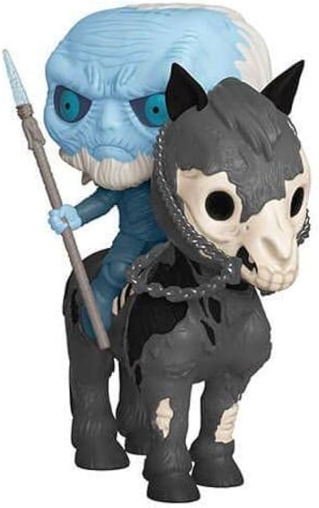 pop mounted white walker