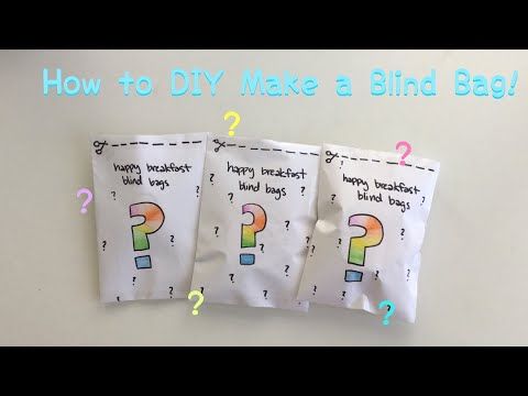 paper blind bags ideas