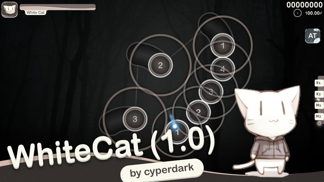 white cat skin osu