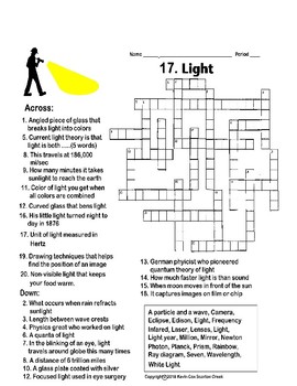 lighting crossword clue