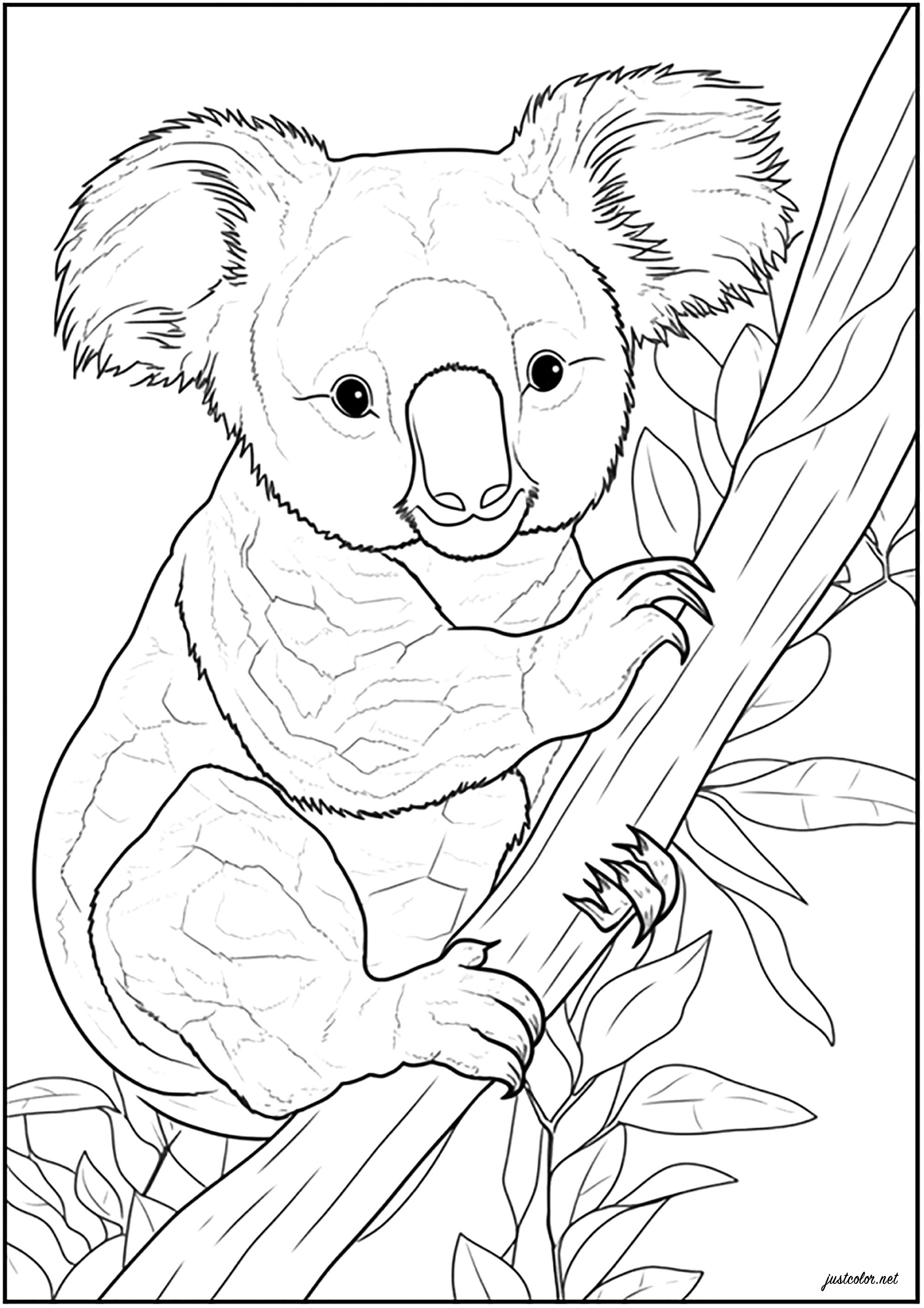 koala coloring pages