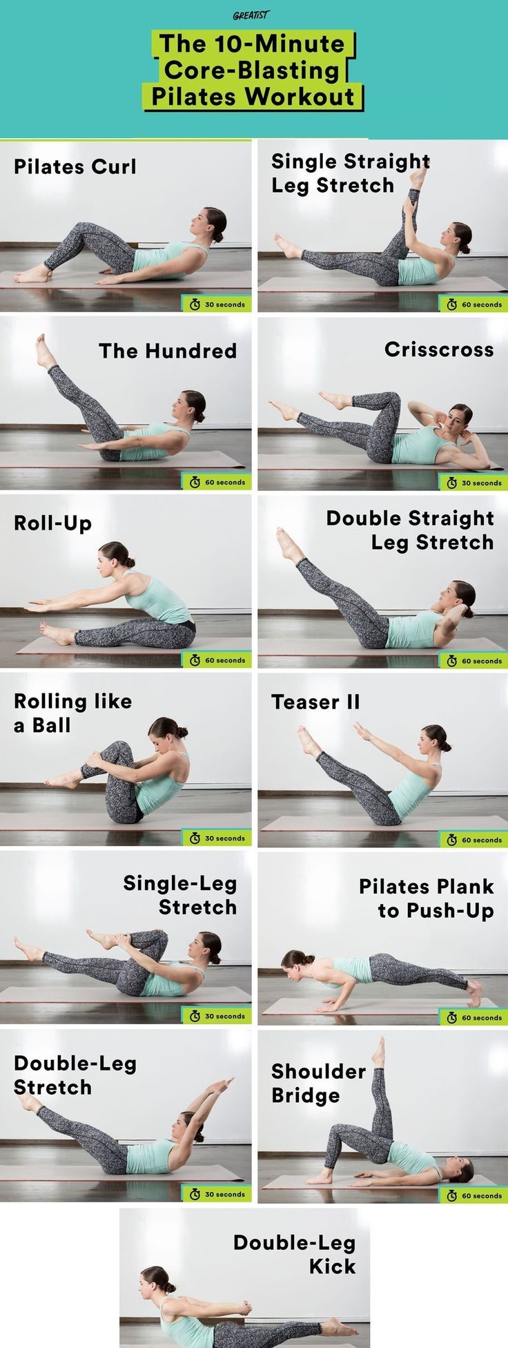 10 min pilates