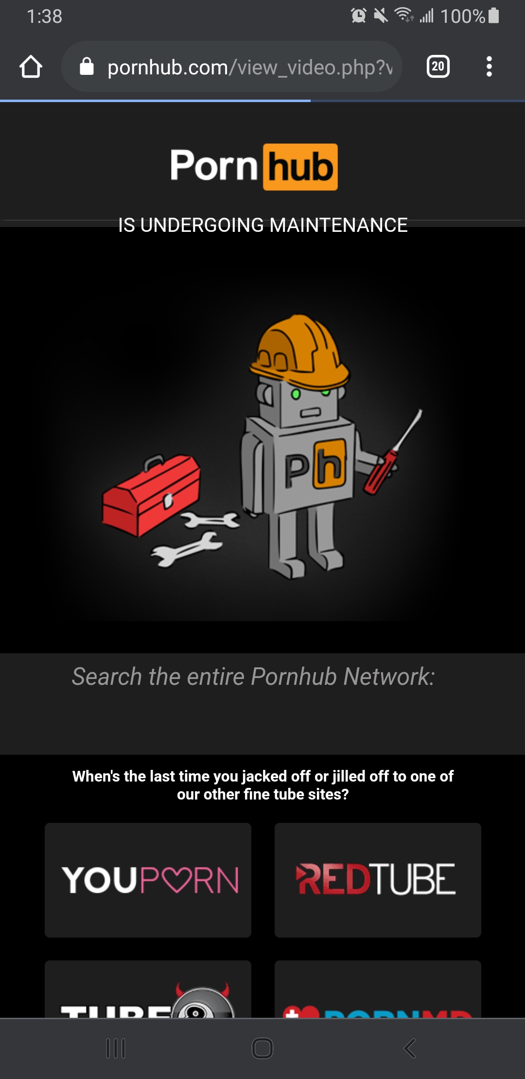 pornhub down