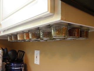 under the counter spice rack